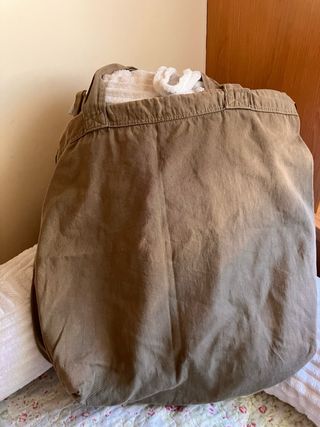 Bolso Tote Campomaggi verde militar 