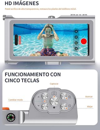 Custodia per telefono cellulare Focusor IPX8 15M impermeabile da 4,7-6,9"