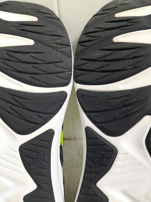 Scarpe da ginnastica Asics donna nere e verdi