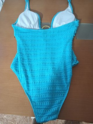 Bañador Turquesa Mujer