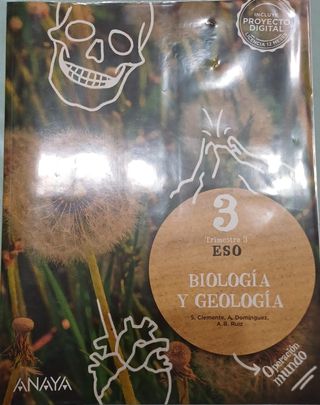 3 libros de Biología y Geología. 3°ESO.