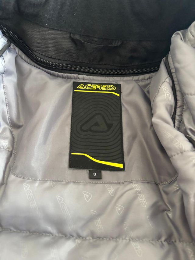 Cazadora Moto Mujer Acerbis Negra Roja talla s