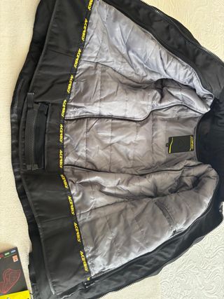 Cazadora Moto Mujer Acerbis Negra Roja talla s