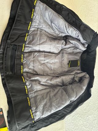 Cazadora Moto Mujer Acerbis Negra Roja talla s