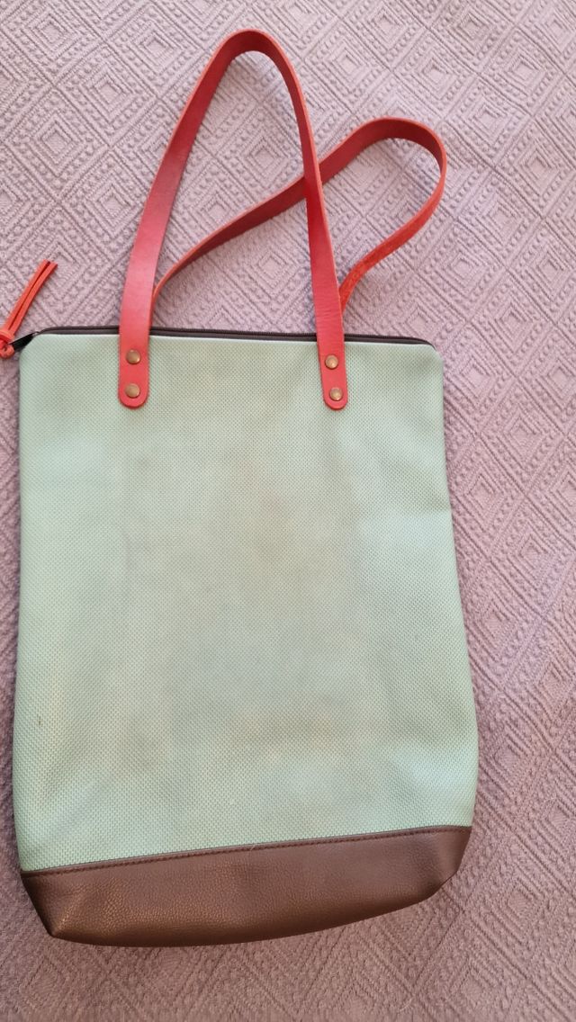 Bolso Daniel Chong Book Holder Azul/Verde