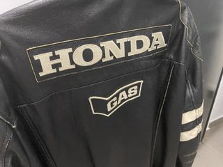 Chaqueta Piel moto Honda Racing GAS Talla XL