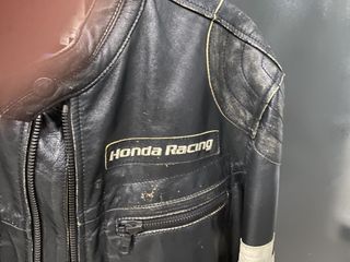 Chaqueta Piel moto Honda Racing GAS Talla XL