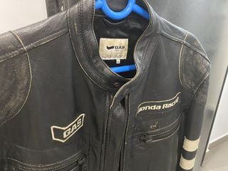 Chaqueta Piel moto Honda Racing GAS Talla XL