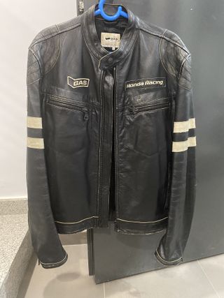 Chaqueta Piel moto Honda Racing GAS Talla XL