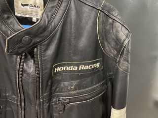 Chaqueta Piel moto Honda Racing GAS Talla XL