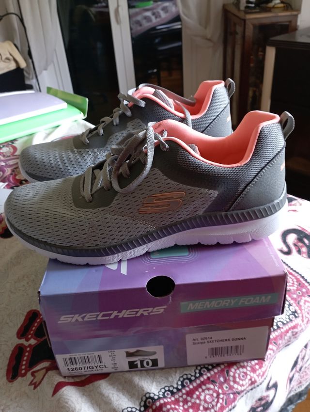 Skechers Donna Scarpa Grigio Taglia 40