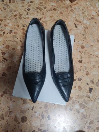 Zapatos de vestir de piel negros