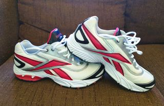 Zapatillas Reebok DMX Ride Blancas y Rojas