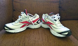 Zapatillas Reebok DMX Ride Blancas y Rojas