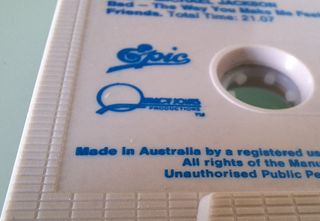 Michael Jackson Bad Cassette Australia