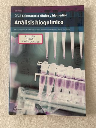 libro laboratorio clínico: Análisis Bioquímico