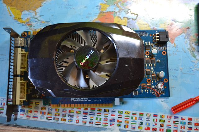 Gigabyte GV-N450-512I Tarjeta Gráfica