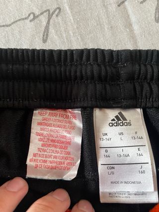 Pantalones Adidas para adolescente 13/14 yrs