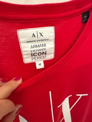 T-shirt Uomo Armani Exchange Rossa