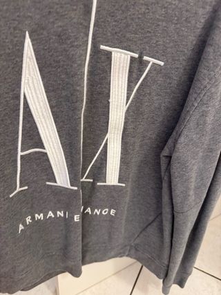 Felpa AX Armani Exchange Grigia Taglia M