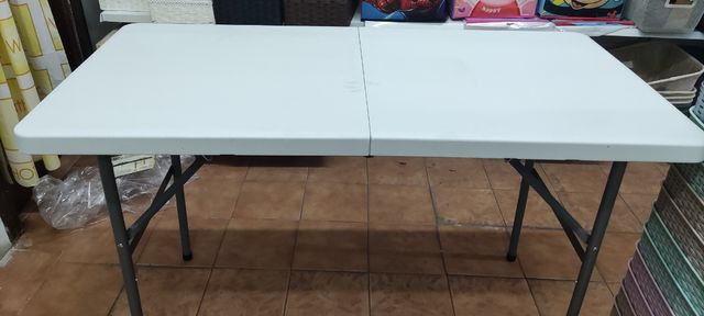 Mesa de camping plegable 122x60x74cm