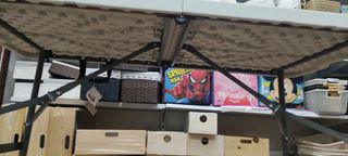 Mesa de camping plegable 122x60x74cm