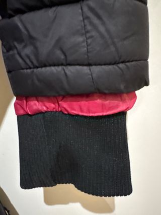 Abrigo Geographical Norway Negro/Rosa Talla 12