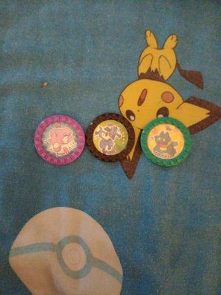 3 Tazos Pokémon