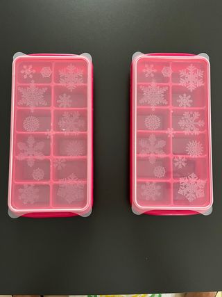 Cubiteras de hielo con tapa - Set de 2