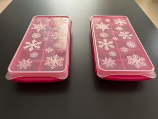 Cubiteras de hielo con tapa - Set de 2