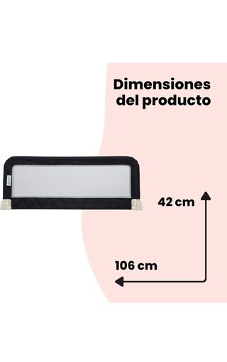 Barrera de Cama Infantil 106x42 cm