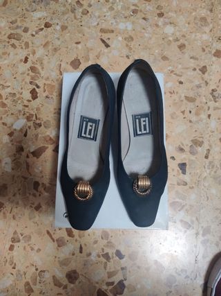 Zapatos PER LEI Negros Mujer