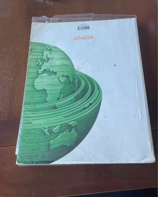 Libro de segundo de bachillerato de 
Geografía