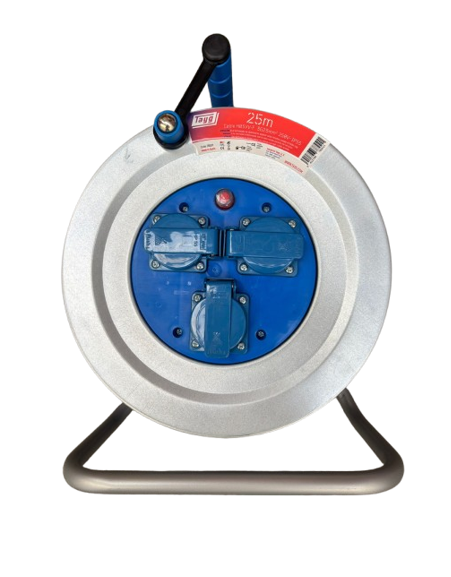 Enrrollacables Tayg 785511 25m 3x2.5 Metálico