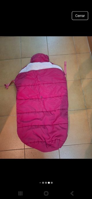 Saco para carrito de bebé rosa
