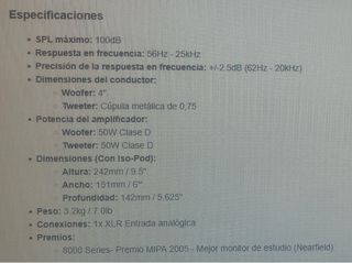 Monitores de estudio Genelec 8020D BI-AMS