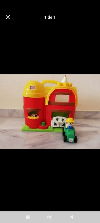 Granja Mega Bloks con Tractor y Figura