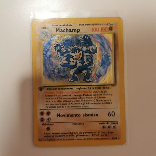 Carta Pokémon Machamp 100 PV Fase 2