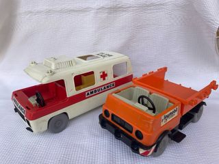 Playmobil Ambulancia y Camión Naranja