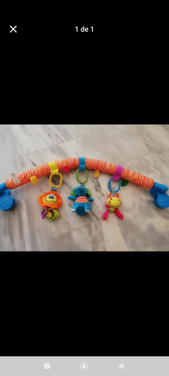Arco de juegos para bebé con peluches