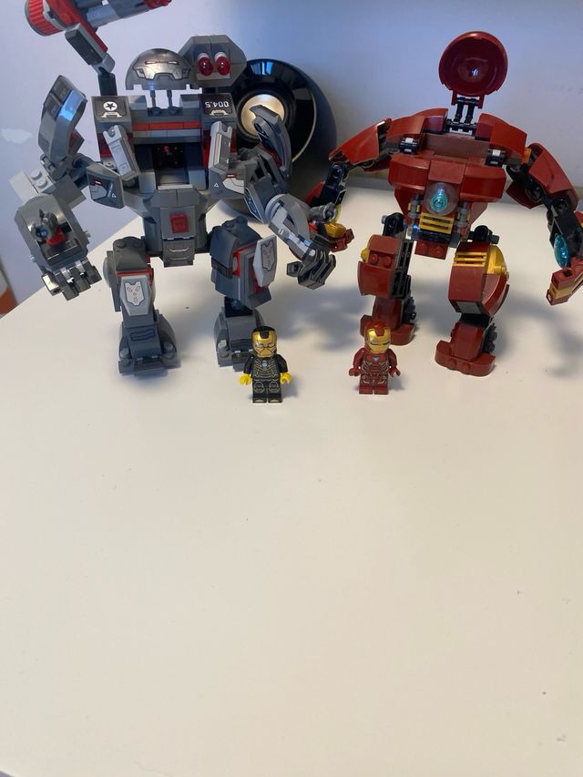 Lego Hulk Buster y Máquina de Guerra