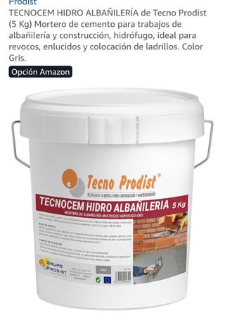 Mortero Tecnocem Hidrofugo Albañileria 5Kg
