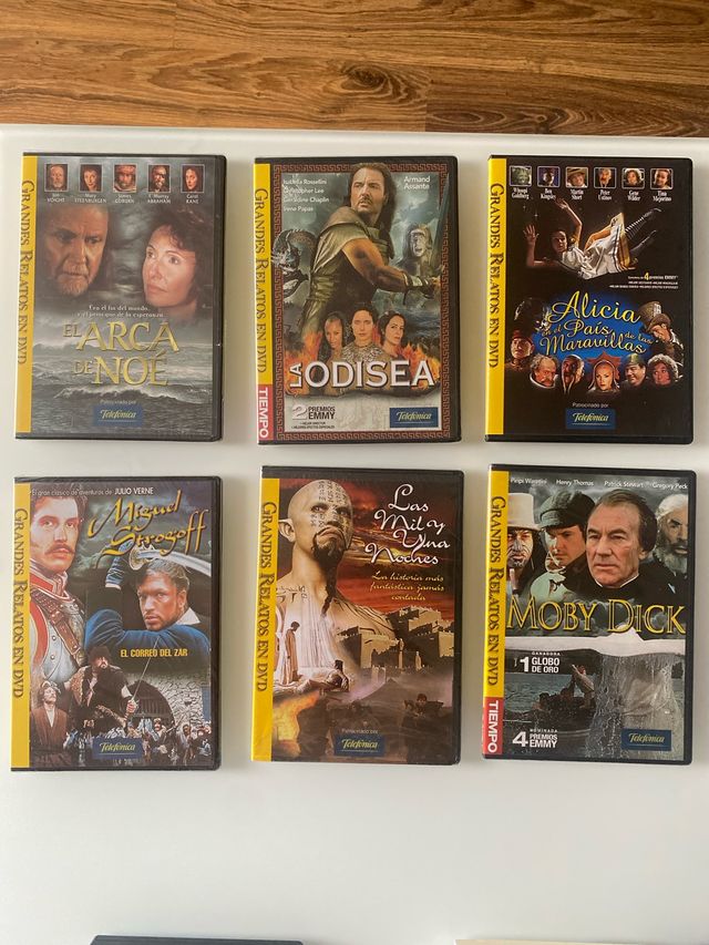 Lote 6 Películas DVD Grandes Relatos