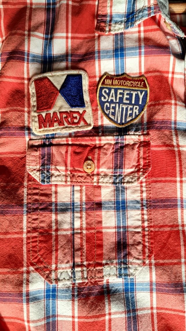 Camisa Jack & Jones cuadros roja Talla L