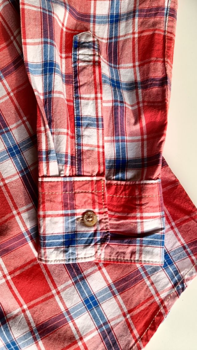 Camisa Jack & Jones cuadros roja Talla L