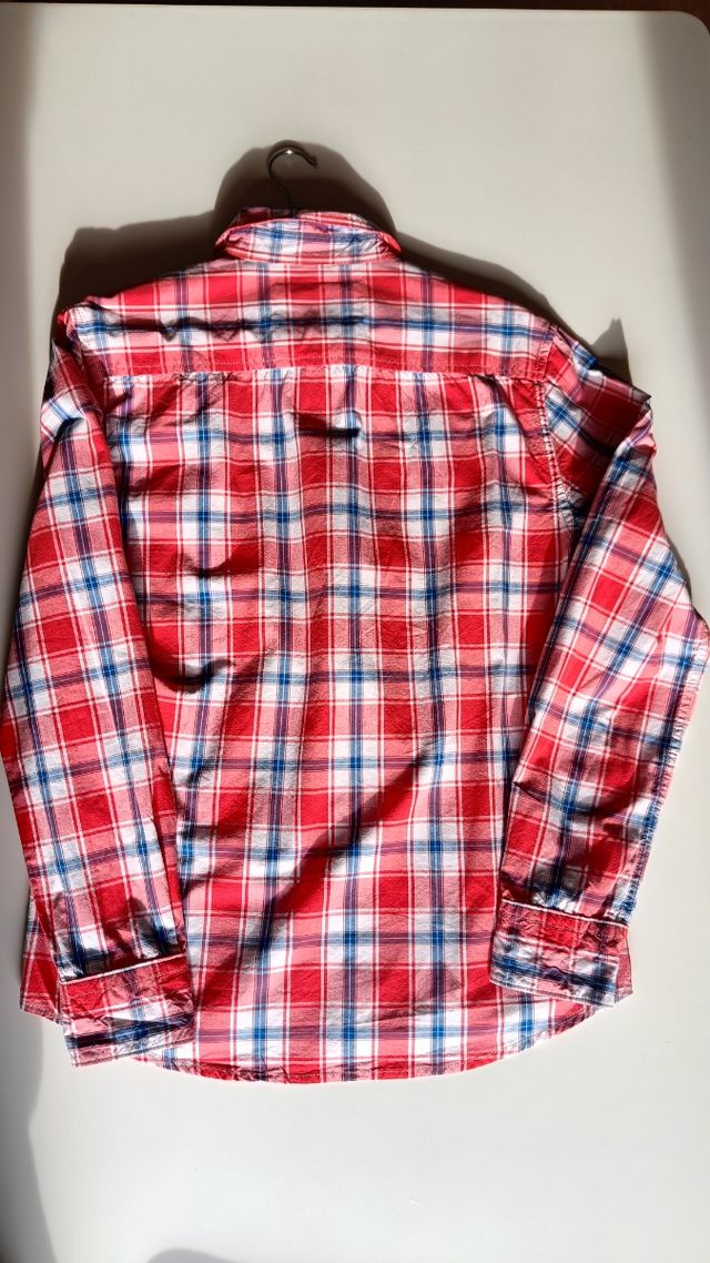 Camisa Jack & Jones cuadros roja Talla L