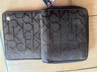 Cartera Calvin Klein Unisex Marrón