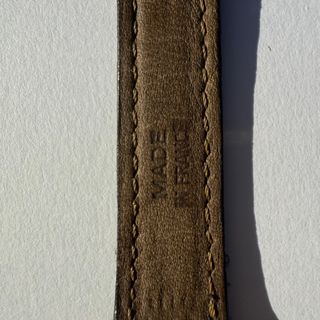 Reloj Cartier Vermeil Oro y Marrón