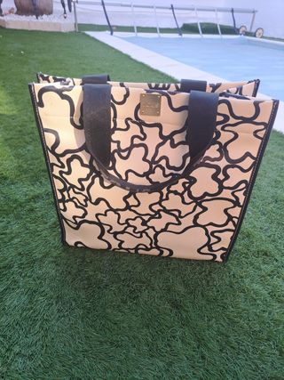 Bolso de mano Tous Beige
