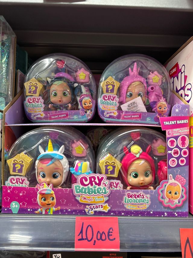 Muñeca Bebés Llorones Magic Tears 10€/unidad